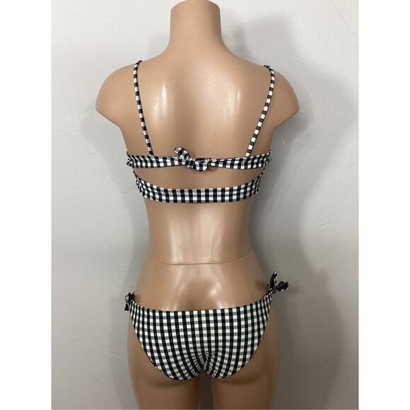 New. Volcom plaid and check bikini. Small. Retails $149 - Picture 7 of 8